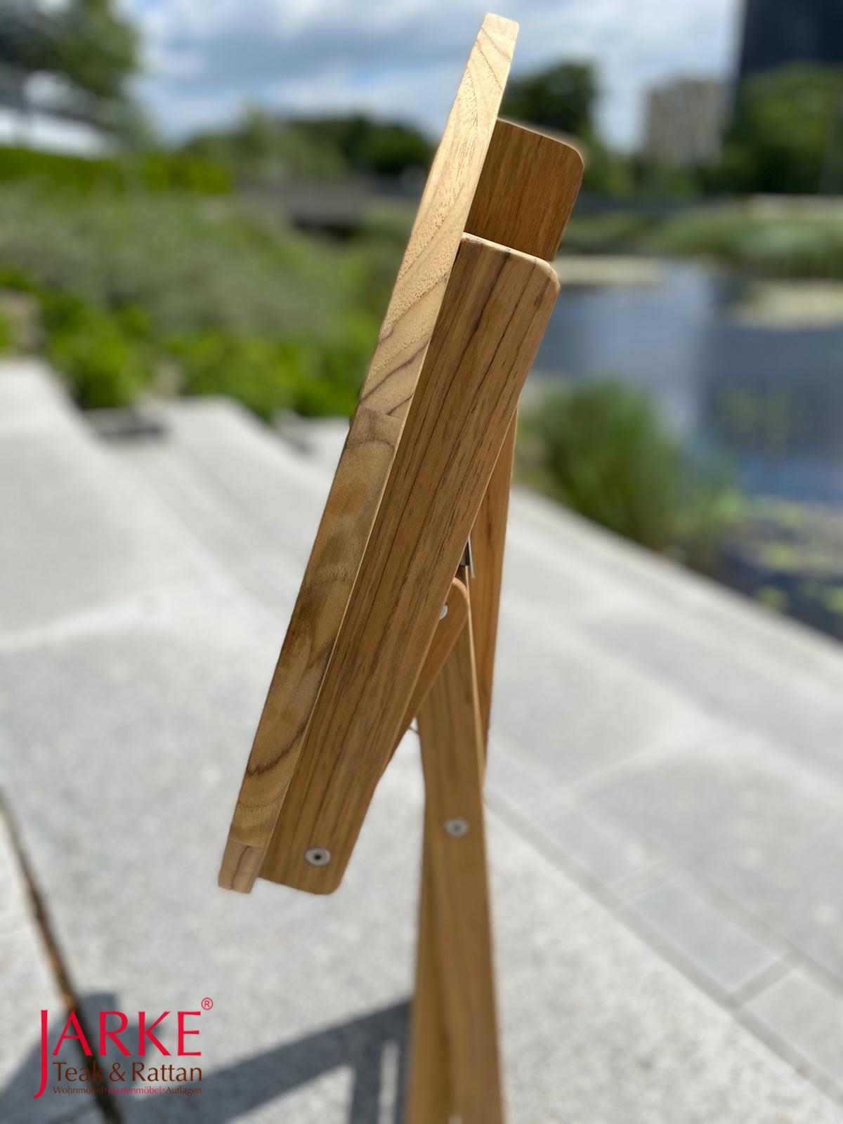 Teak Klapptisch rund 60 cm