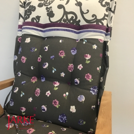 Hochlehner Auflage mit Blumendekor