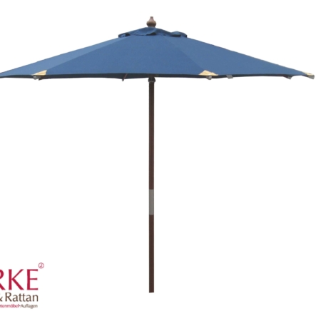 Sonnenschirm mit Durchmesser 3,30 m, Farbe: Dunkelblau