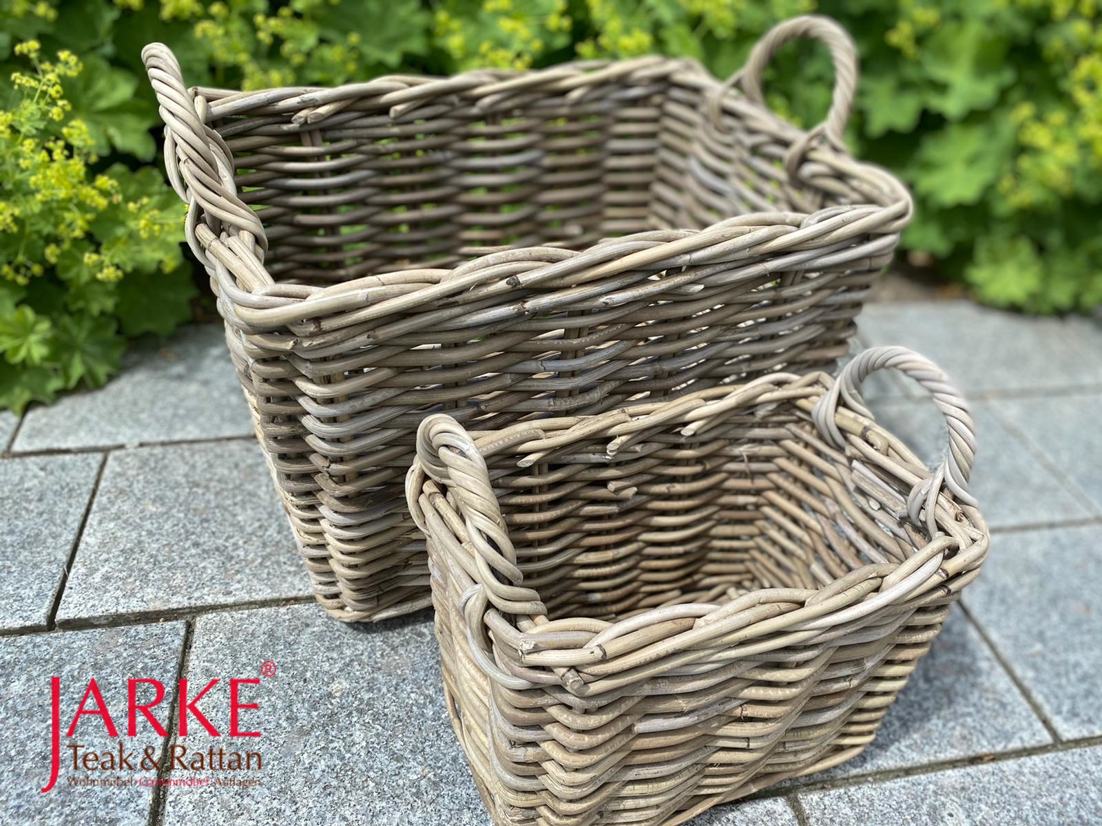 Rechteckiger Rattan Korb in 5 Größen