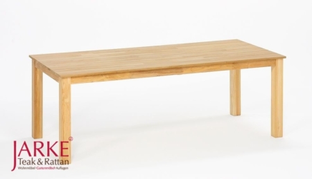 Teak Tisch Living, 220 x 90 cm, extra dicke Beine