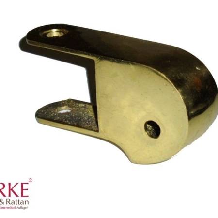 Deckchair Fußteilhalterung aus Messing