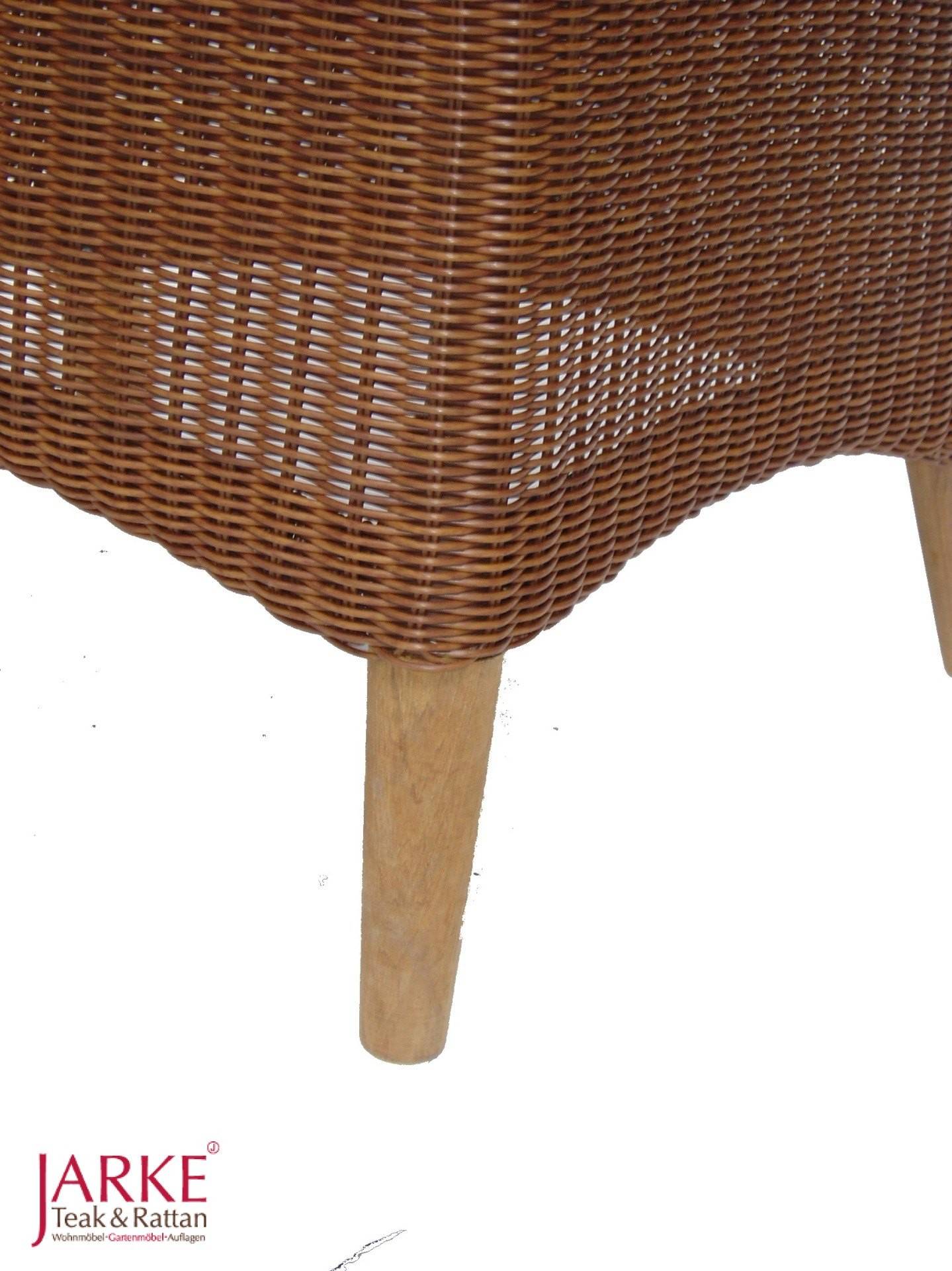 Stuhl "Avery", Red Pulut mit Teakbeinen – Bild 4