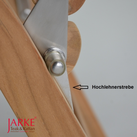 Edelstahl-Strebe für Hochlehner