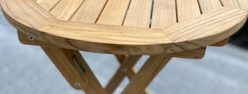 Teak Klapptisch rund 60 cm
