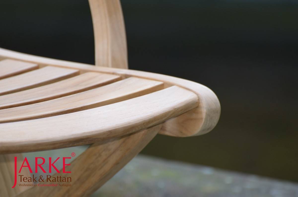 Teak Klappstuhl Louis mit und ohne Armlehne