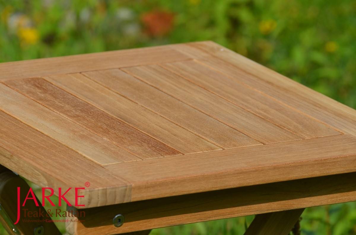 Teak Beistelltisch Premium 45 x 45 cm