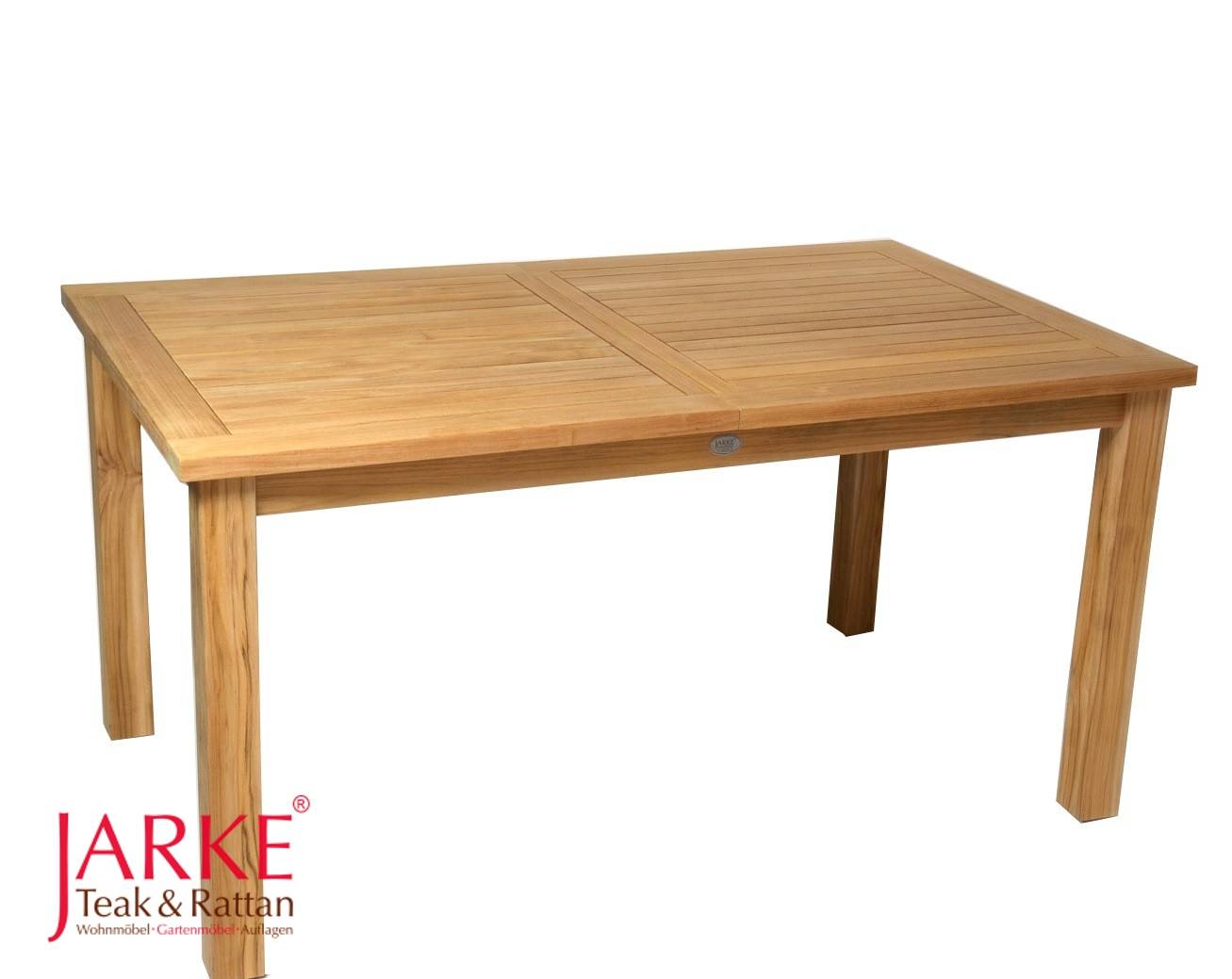 Teak Ausziehtisch eckig
