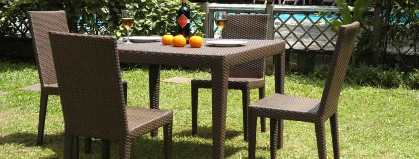 Beistelltisch "Bali" Cappuccino