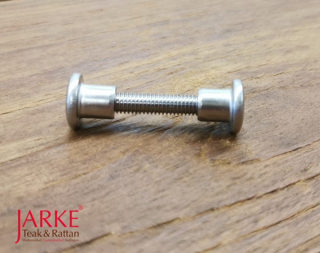 Edelstahl Schraubenset, über 100 Ersatzteile für Gartenmöbel. Aus Messing und Edelstahl.