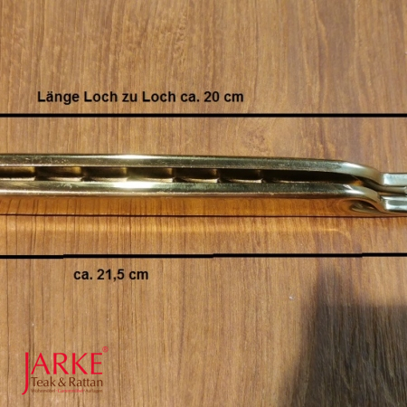 Hochlehner Rasterschiene; über 80 unterschiedliche Ersatzteile für Gartenmöbel aus Messing oder Edelstahl