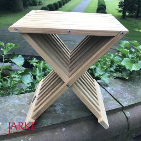 Teak Beistelltisch Fishing Table Hocker