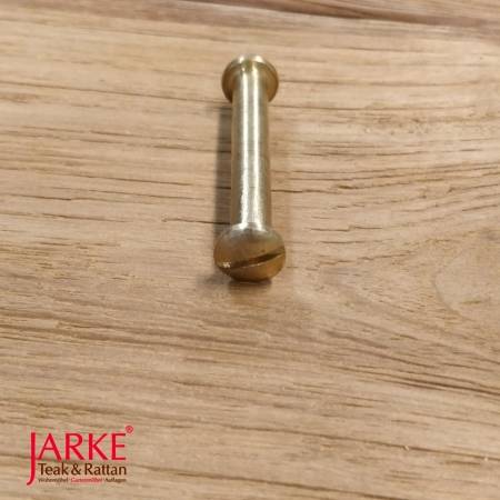 Schlitzschraube Messing