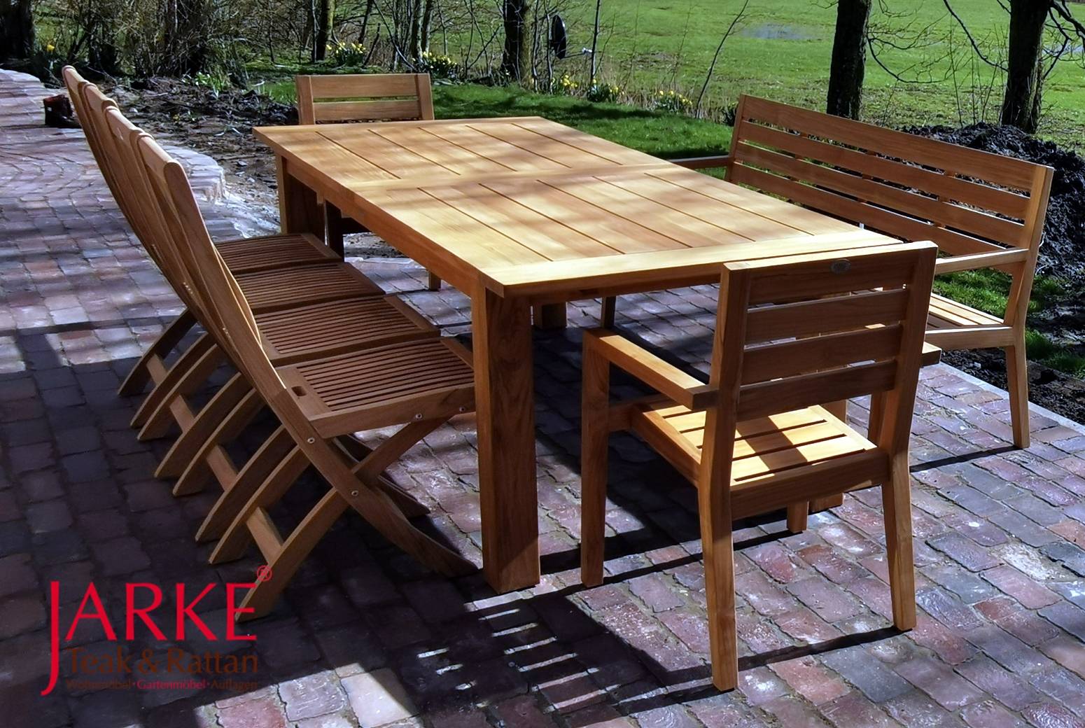 XL Teak Ausziehtisch Gigant