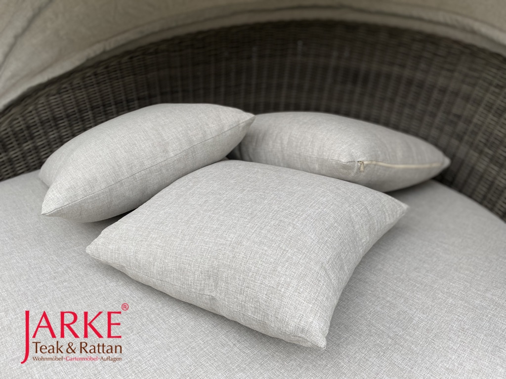 Outdoor Relax Insel mit Dach inkl. Zierkissen