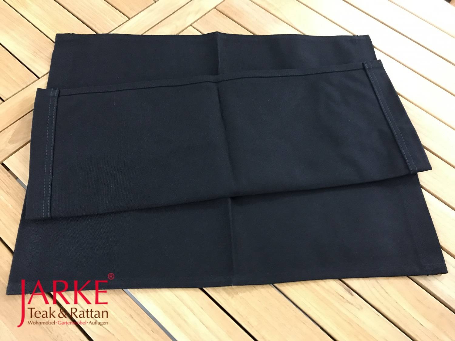 Ersatzstoff für Regiestühle Schwarz Baumwolle