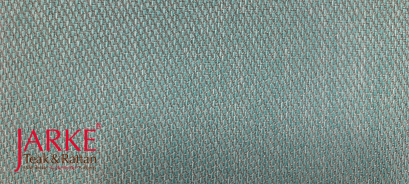 Outdoor Zierkissen Türkis, Leinenstruktur