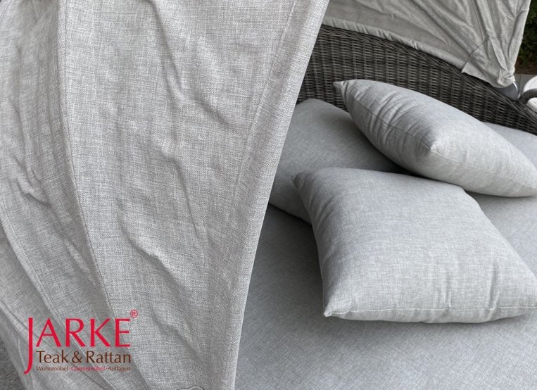 Outdoor Relax Insel mit Dach inkl. Zierkissen