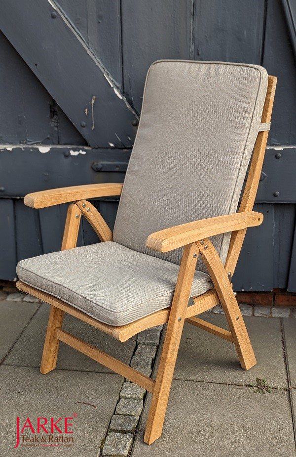 Olefin Hochlehner Auflage Taupe, wetterfest