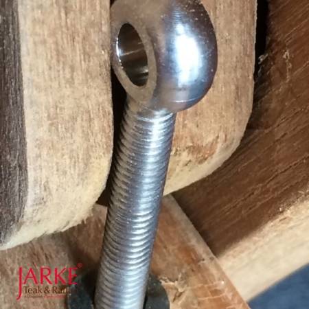 Augenschraube/Ringschraube für Hochlehner aus Edelstahl V2A