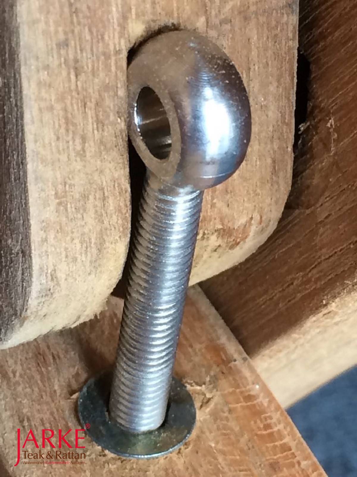 Augenschraube/Ringschraube für Hochlehner aus Edelstahl V2A