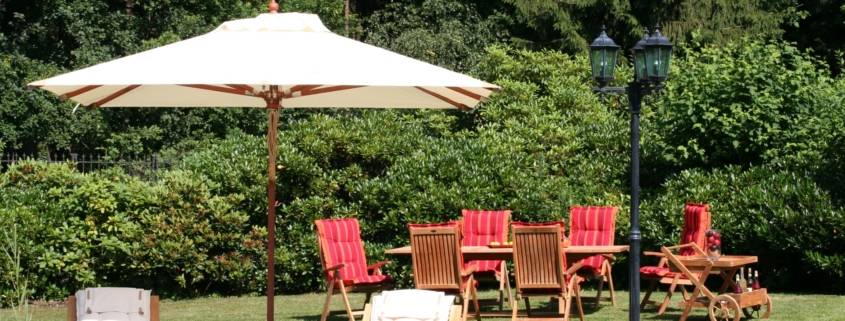 Knick Sonnenschirm, 2,10 m, Blau Knickmechanik