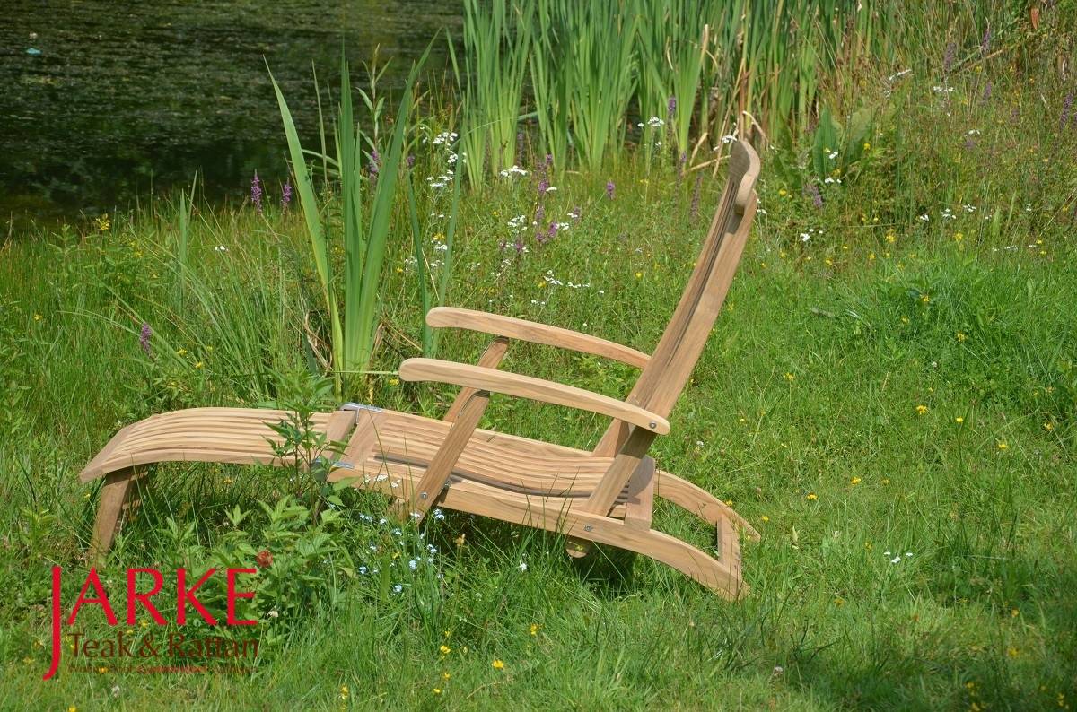 Premium Teak Deckchair "Elbe"