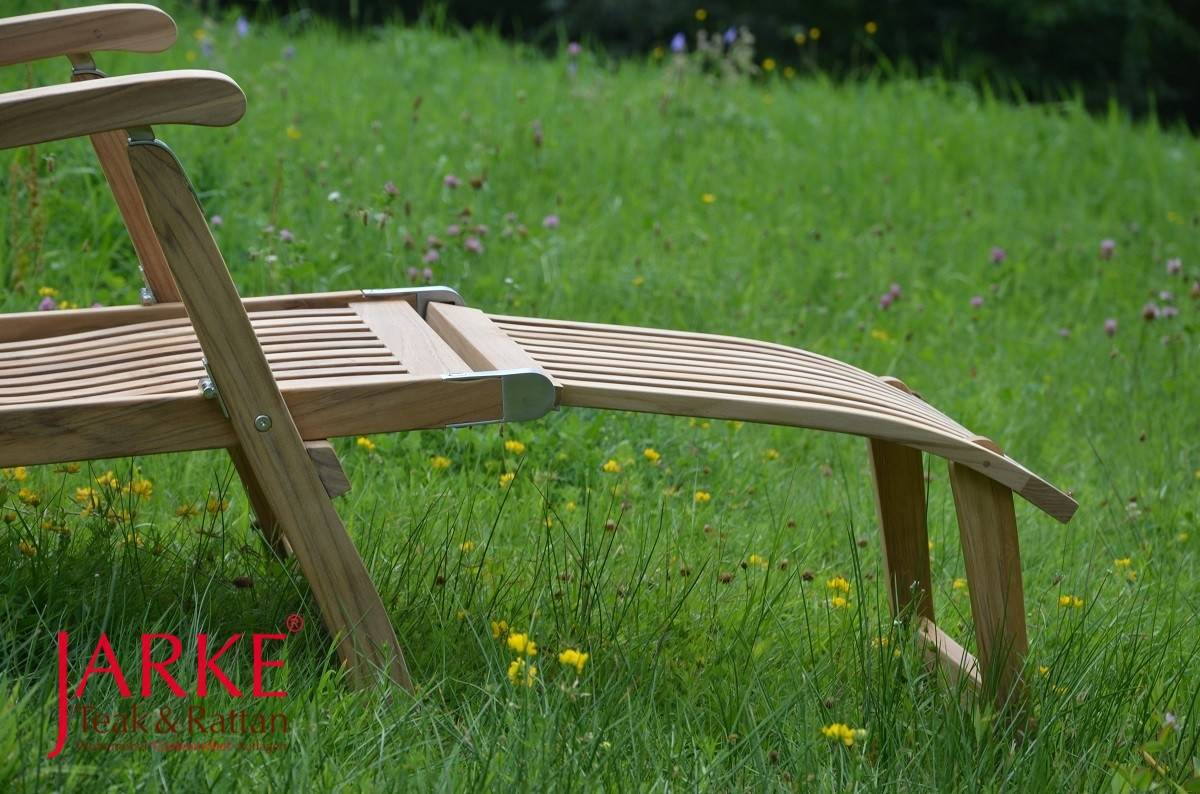 Premium Teak Deckchair "Elbe"