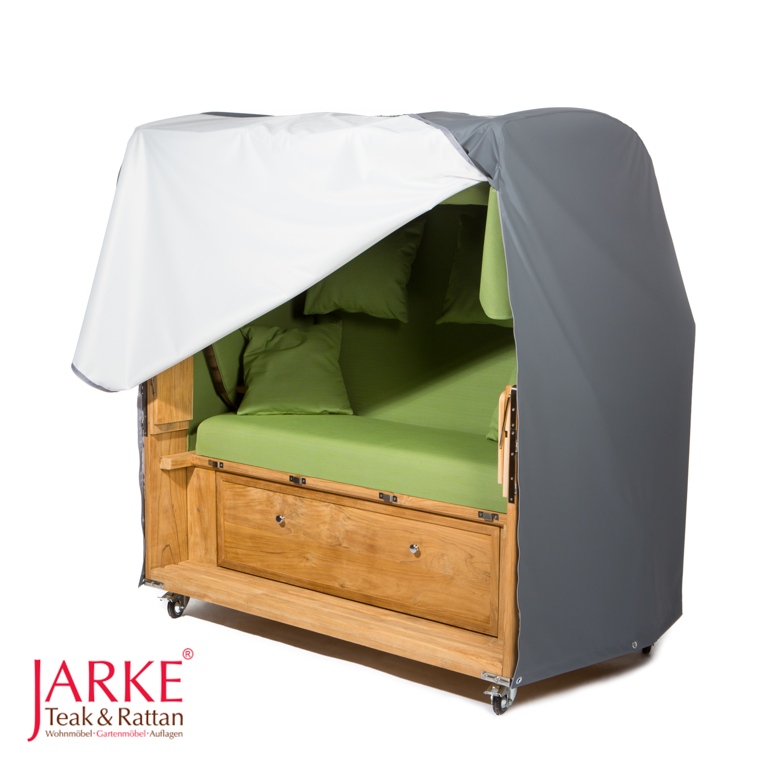 Atmungsaktive Abdeckhauben für Strandkörbe div. Größen